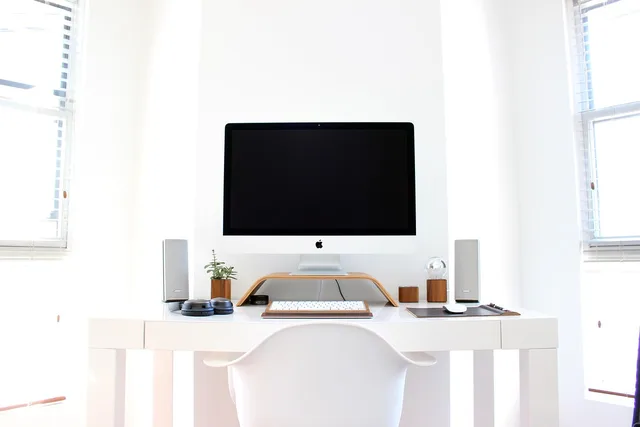 apple, chair, computer, desk, table, technology, workspace, pc, home office, workstation, computer, computer, computer, computer, computer, desk, technology, home office. How Belfast SaaS marketing differs for UK and EU buyers